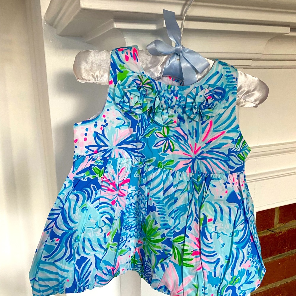 Lily Pulitzer Baby Brita Bubble dress, size 3-6 months. New with tags